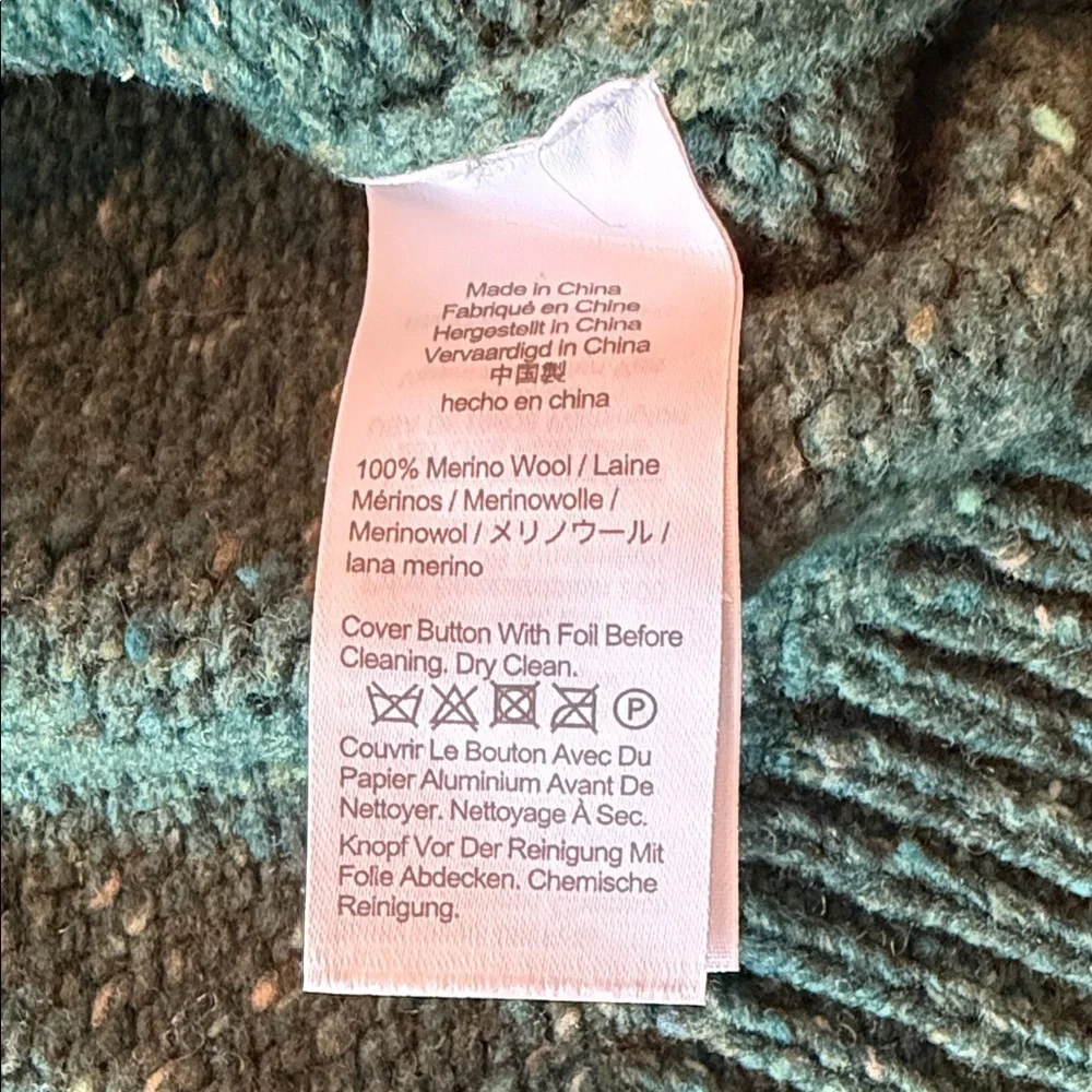 J. Crew x Wallace & Barnes Forest Green Knit Sweater